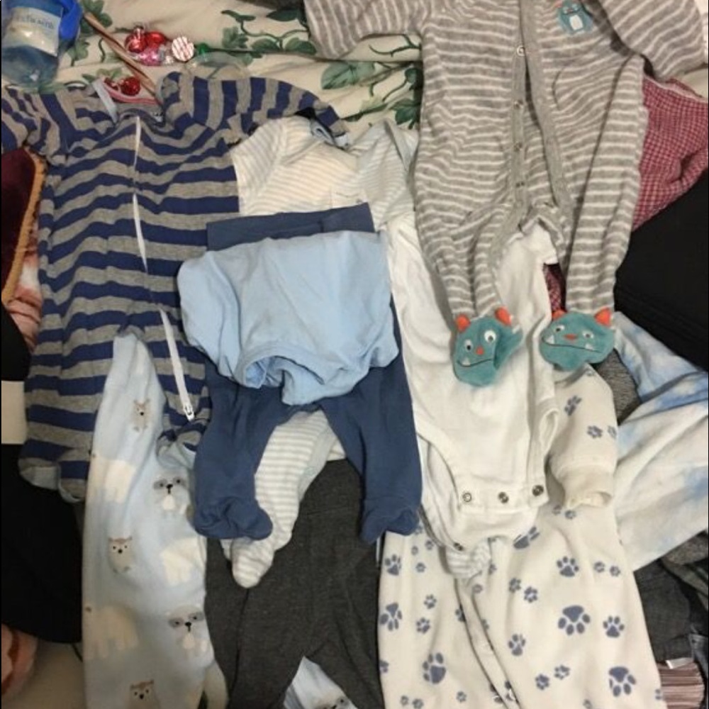 Onesies with swaddle